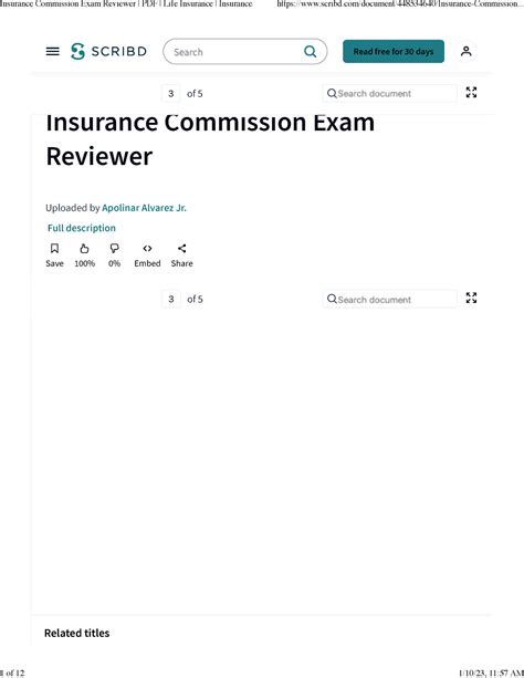 insurance commission exam